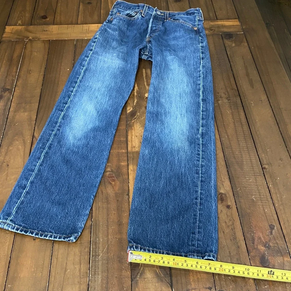 Vintage Levi's 501 XX Jeans W28 L30 Made in Mexico Button Fly 100% Cotton 2006